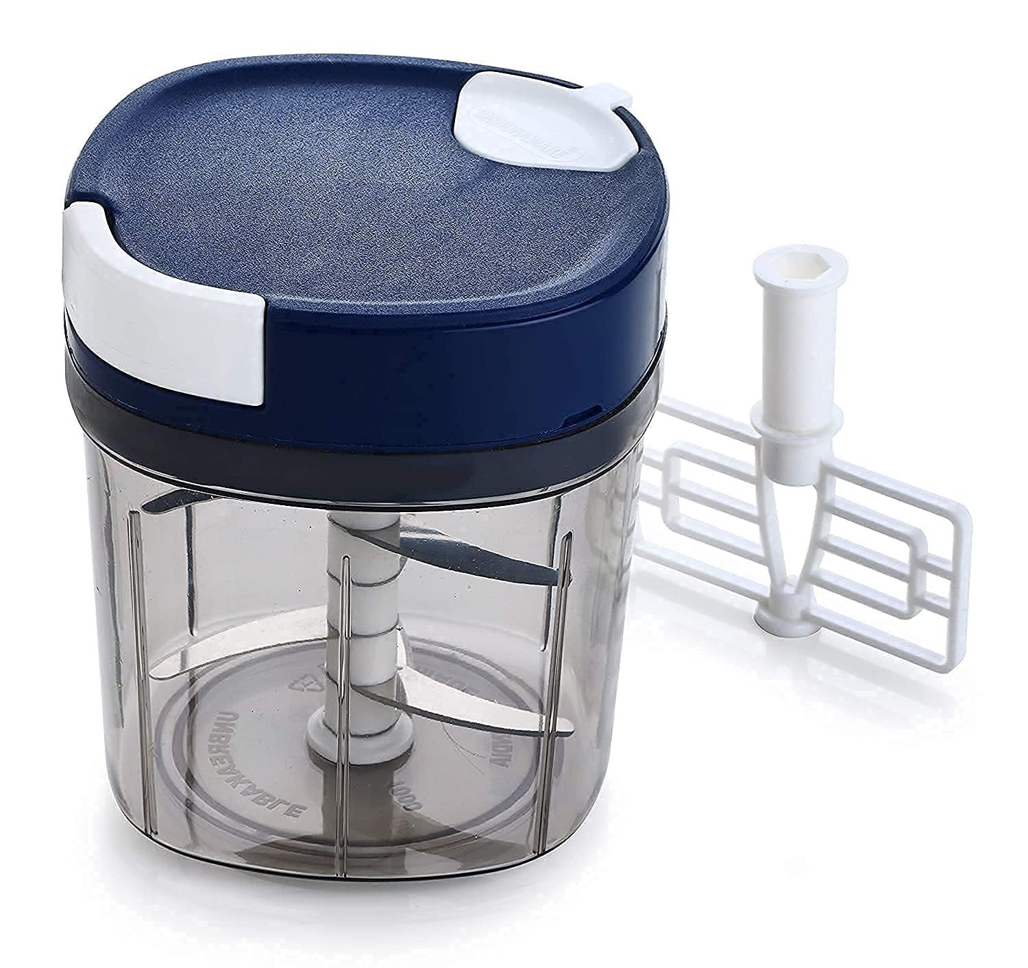 Square 1000ml Chopper - High-Performance Food Processor for Quick Chopping and Slicing