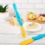 Silicone Jar Spatula - Heat-Resistant, Non-Stick, Flexible, Perfect for Scraping & Stirring in Jars, Bowls, and Containers