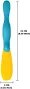 Silicone Jar Spatula - Heat-Resistant, Non-Stick, Flexible, Perfect for Scraping & Stirring in Jars, Bowls, and Containers