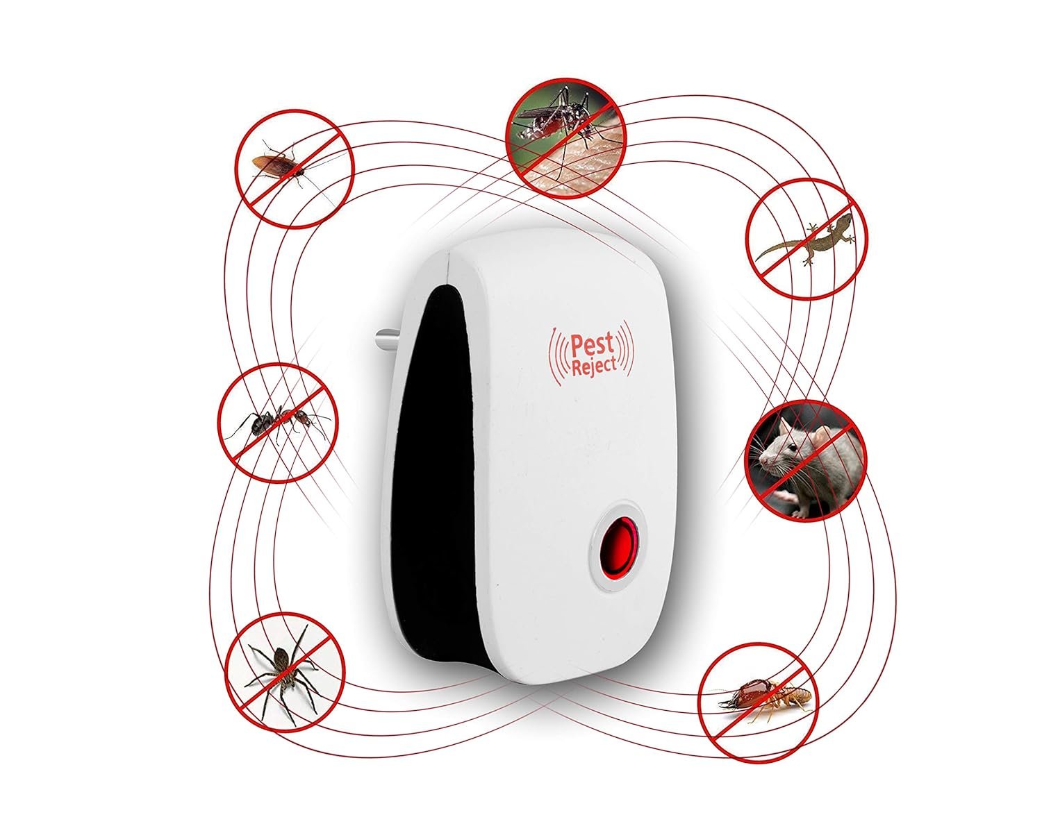 Pest Reject Machine - Ultrasonic Pest Repeller for Mice, Insects, Rodents, and Bugs | Safe, Eco-Friendly, Effective Pest Control for Home & Office