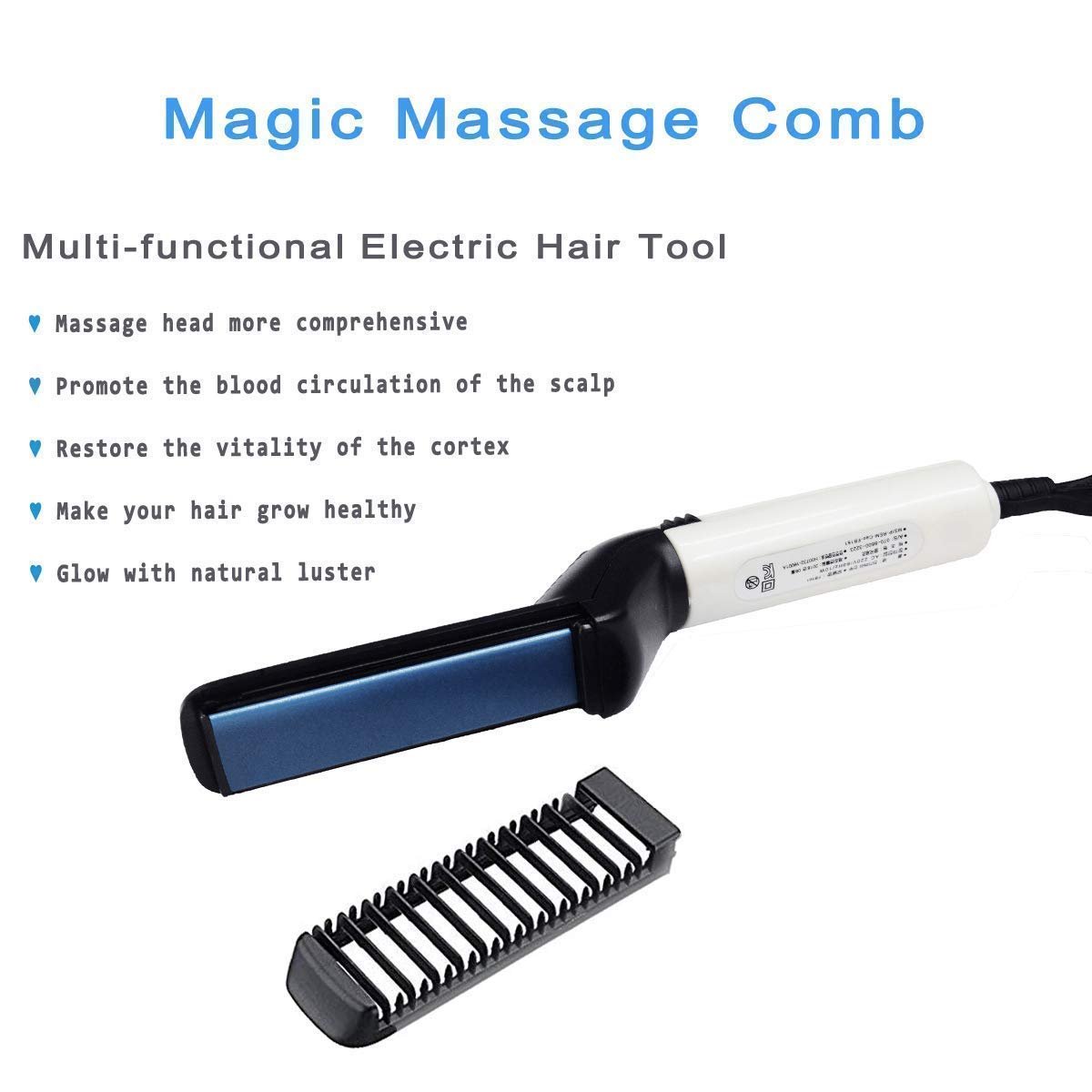 Men's Modeling Comb - Professional Styling Comb for Precise Hair Shaping & Styling | Durable, Anti-Static Hair Comb for All Hair Types