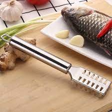 Fish Scale Remover - Stainless Steel Fish Scaler Tool for Easy, Mess-Free Scaling | Ergonomic Handle, Durable, Easy to Clean