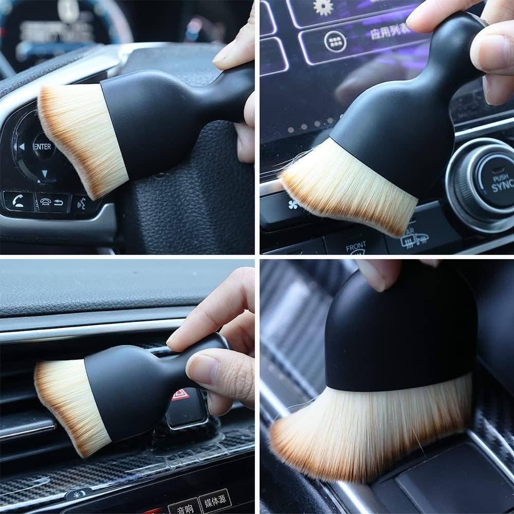 Car Cleaning Brush - Small | Compact & Efficient Detailing Brush for Interior & Exterior