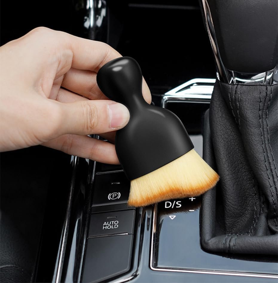 Car Cleaning Brush - Small | Compact & Efficient Detailing Brush for Interior & Exterior