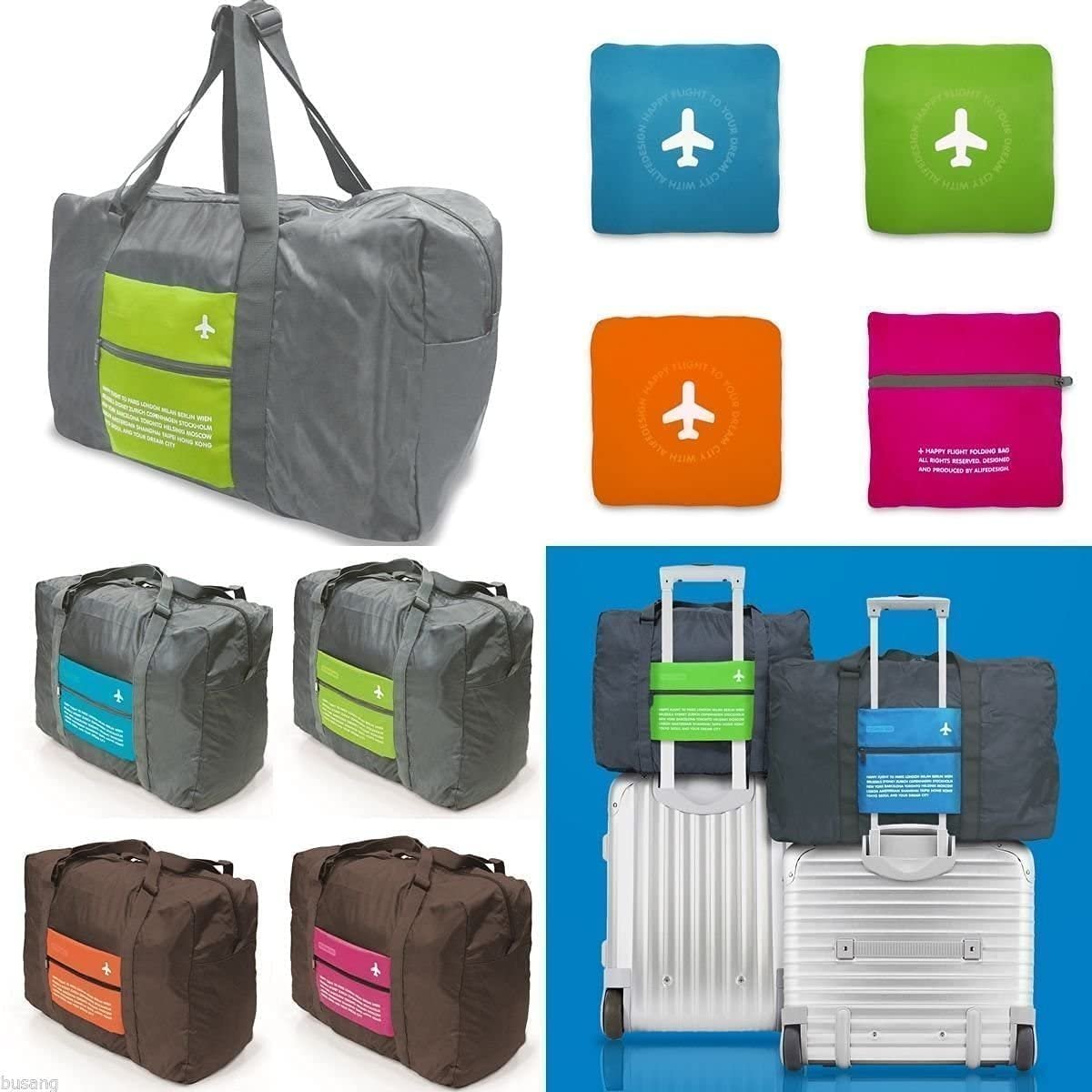 Folding Travel Bag | Lightweight & Spacious Organizer for Travel, Storage, and More