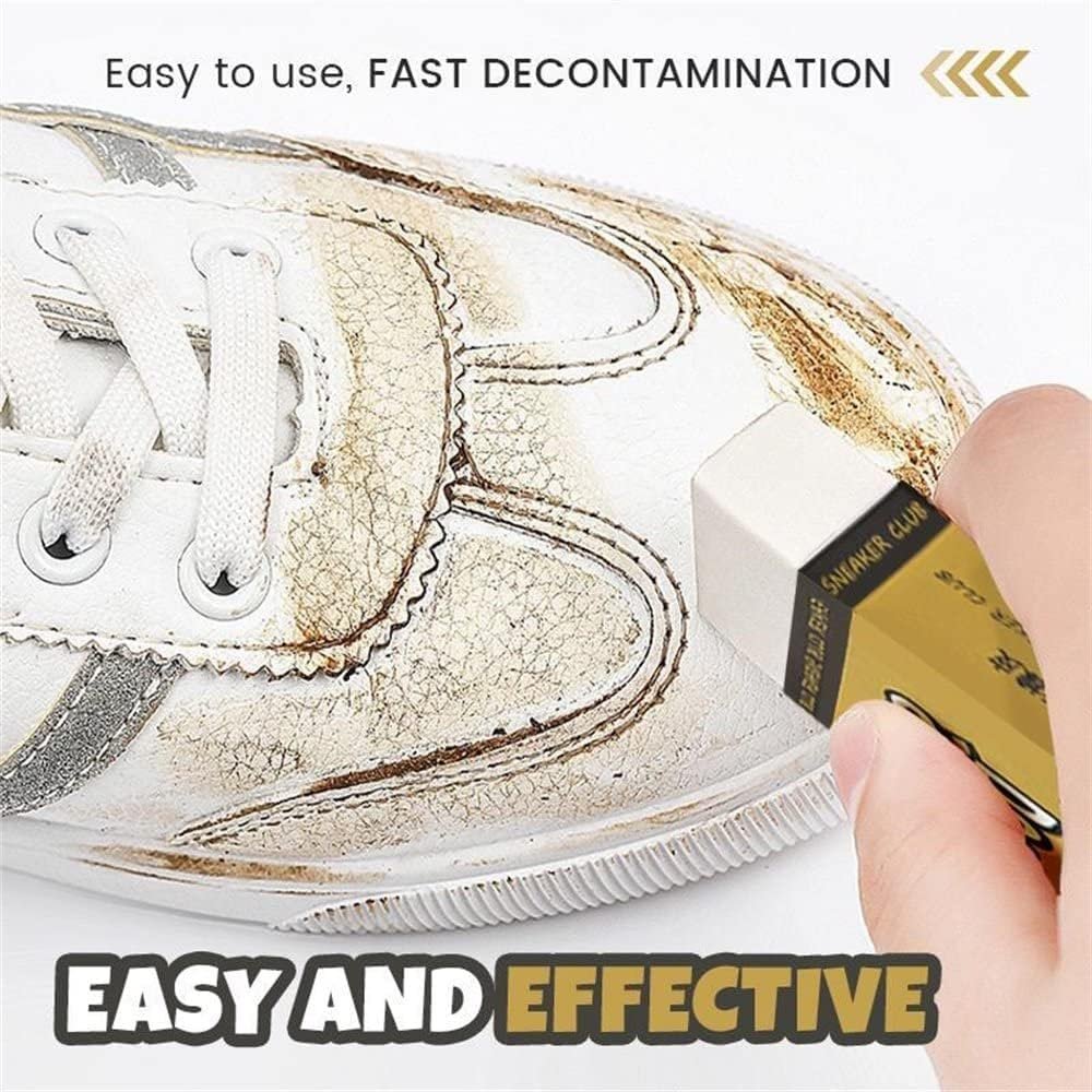 Shoes Cleaning Eraser – Instant Stain Remover for Sneakers, White Shoes, Leather & Canvas, Easy to Use, Portable, and Effective