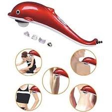 Full Body Dolphin Massager – Electric Handheld Body Massager for Pain Relief, Relaxation, and Stress Reduction, Ideal for Neck, Back, and Full Body Massage