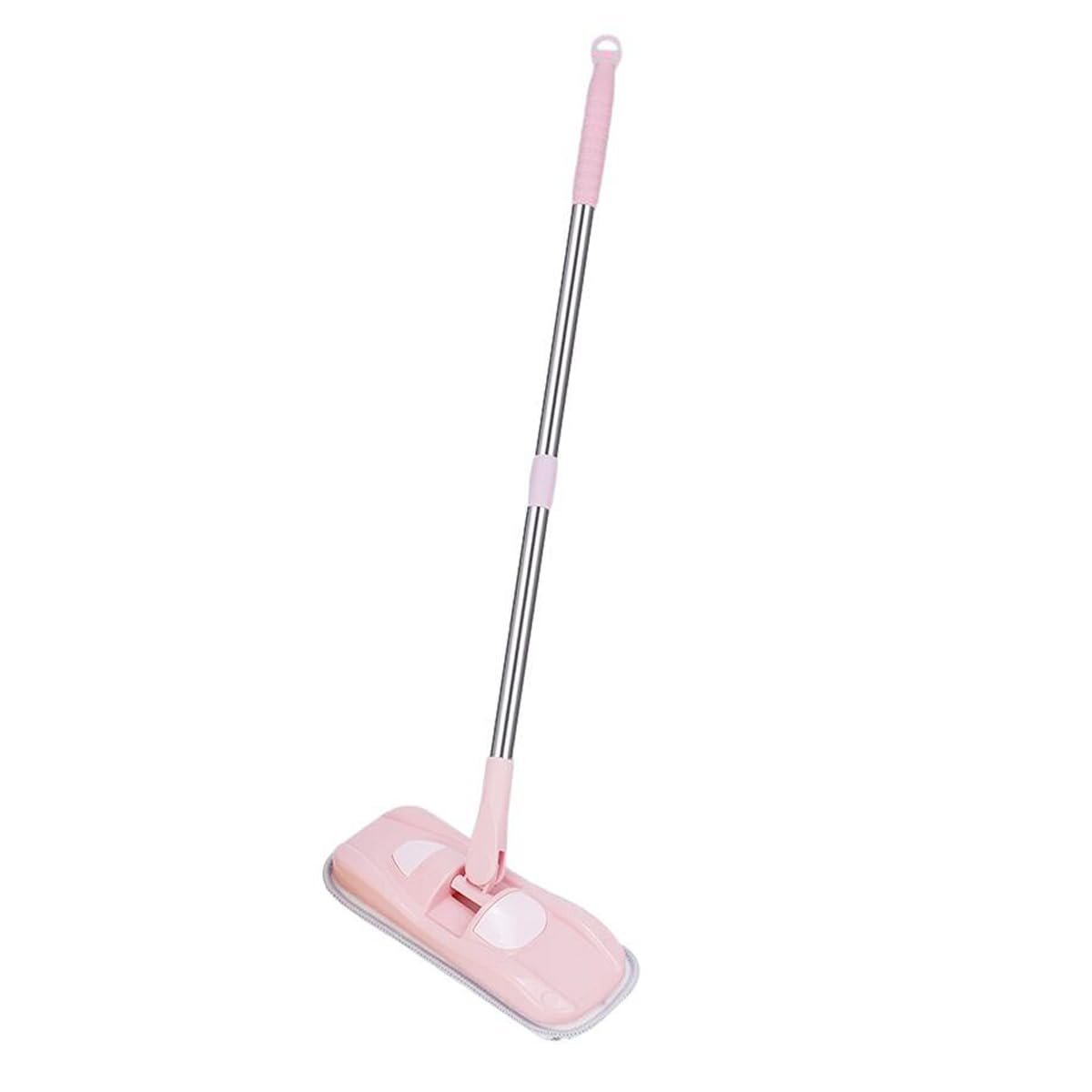 Glass Cleaning Mop – Efficient Window & Glass Mop with Microfiber Pads, 360° Rotating Head, Adjustable Handle for Streak-Free Shine