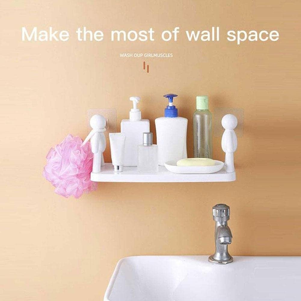 Plastic Floating Shelf – Modern Wall-Mounted Storage, Durable & Easy to Install, Space-Saving Solution for Home & Office, Simple Design for All Rooms