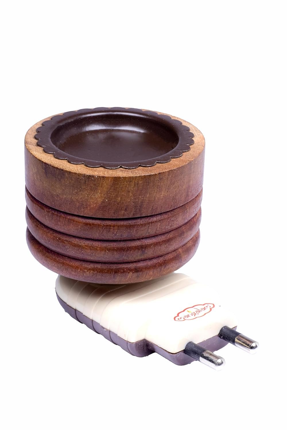 Wooden Aroma Burner – Essential Oil Diffuser with Natural Wood Design, Perfect for Home, Spa & Office, Relaxing Fragrance & Ambiance