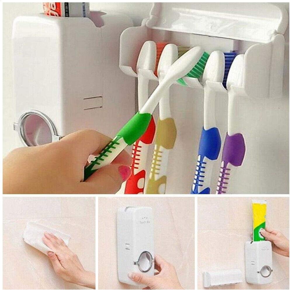 Toothpaste Dispenser - Hands-Free Automatic Dispenser for Easy & Hygienic Use | Wall-Mounted Design for Bathrooms