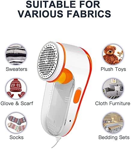 Lint Remover | Portable Fabric Shaver for Clothes, Furniture & More