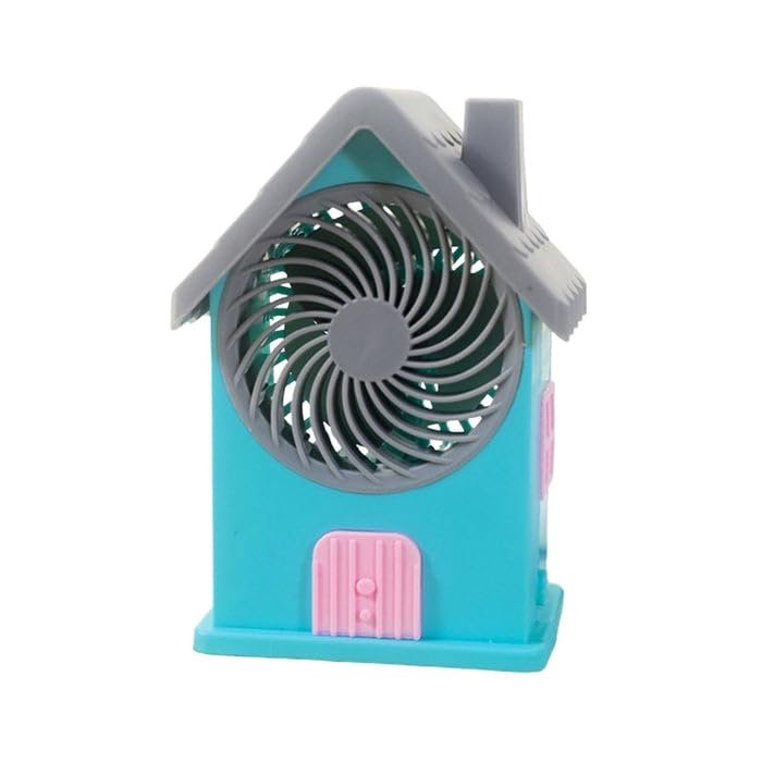 Mini House Fan, Rechargeable Portable Personal Desk Fan for Home, Office & Kids, Compact Design, Quiet & Efficient, USB Powered (Battery Not Included)