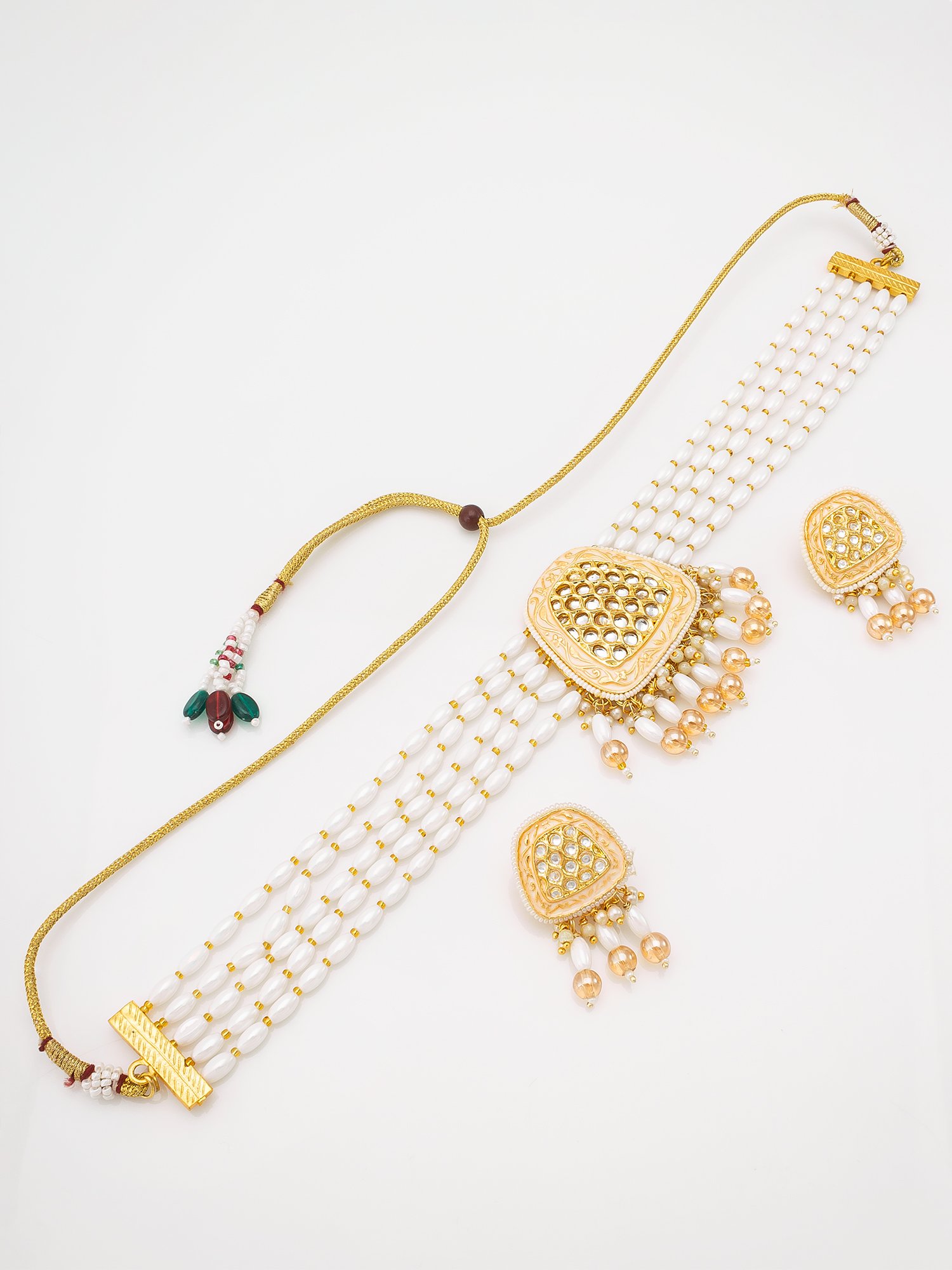 Chic Gold Necklace and Earrings – Perfectly Crafted for You