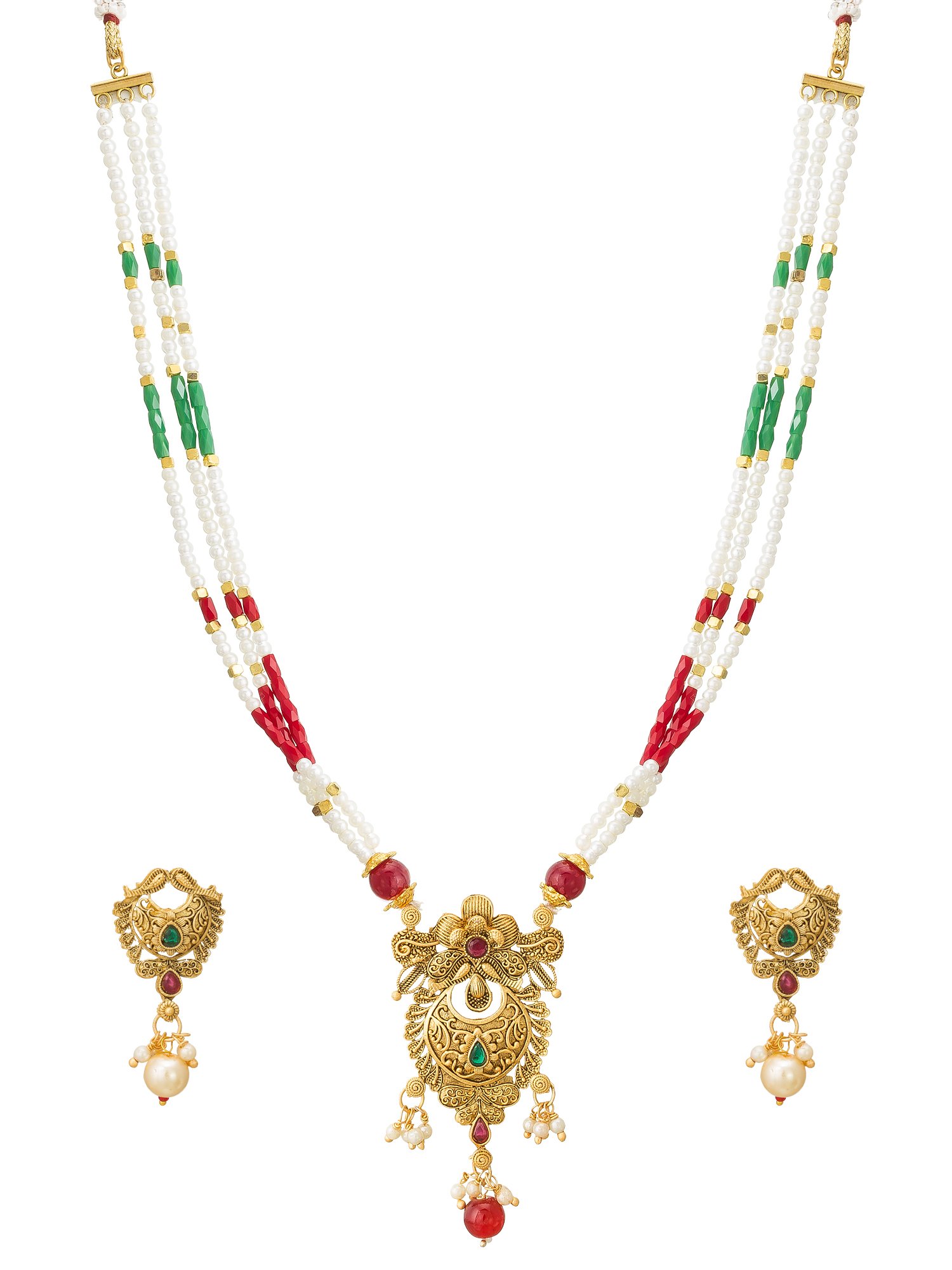 Elegant Gold Necklace Set – Crafted to Perfection