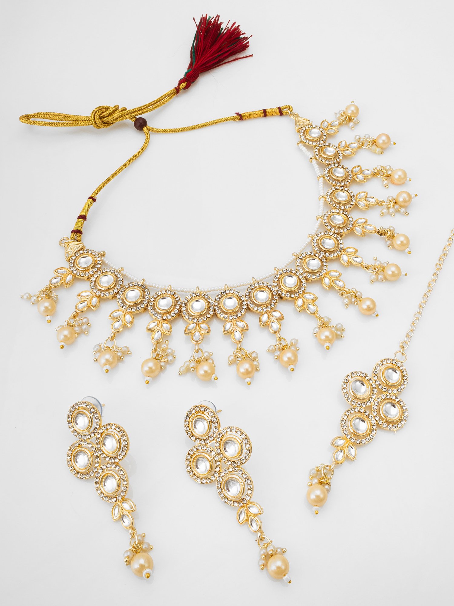 Golden Bliss Necklace Set – A Touch of Class for Every Moment