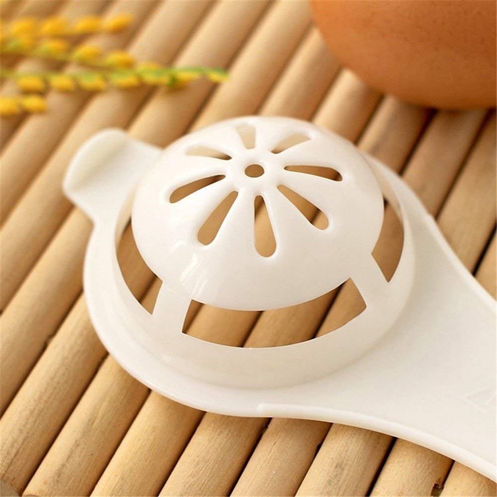 Egg Separator - Plastic Egg Yolk and White Separator, Easy-to-Use Kitchen Tool for Baking, Cooking, and More