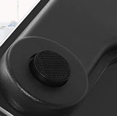  Flower Design Black Bathroom Scale – Elegant & Precise