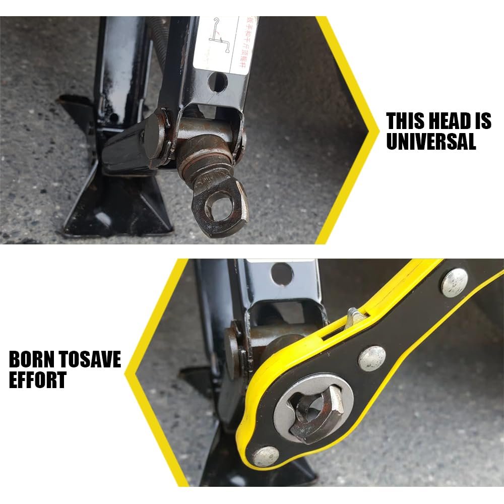 Universal Car Ratchet Wrench with Accessories – Durable Multi-Function Tool for Cars