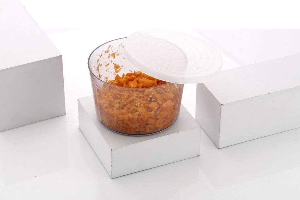 450 ML Quick Chopper ? Fast and Efficient Vegetable and Fruit Chopper for Home Cooking and Meal Prep

