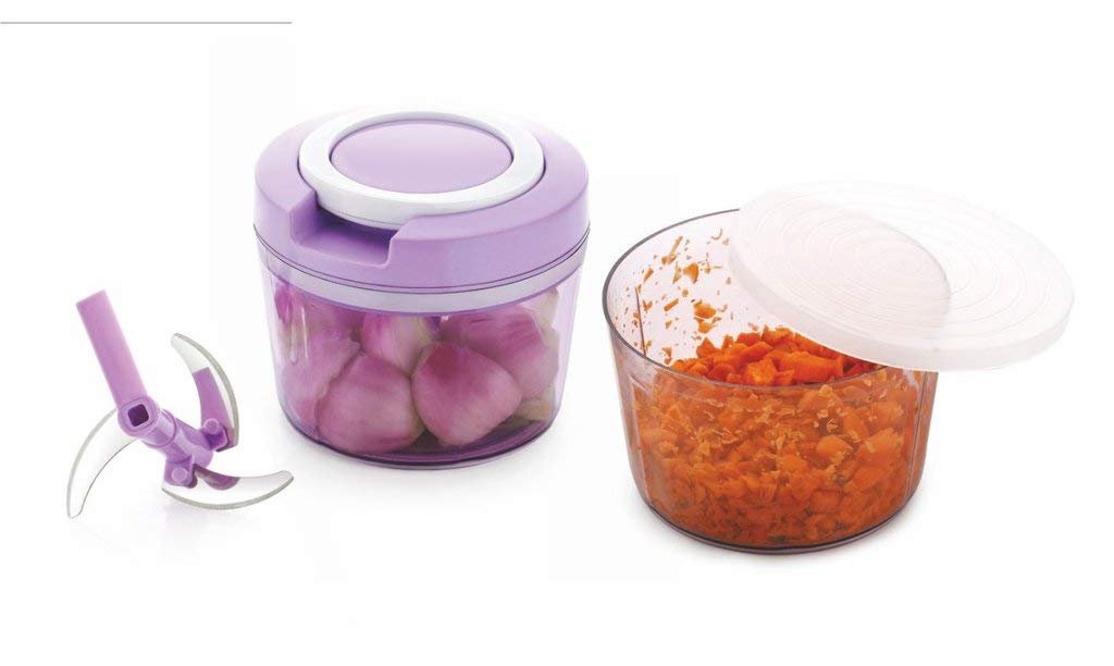 450 ML Quick Chopper ? Fast and Efficient Vegetable and Fruit Chopper for Home Cooking and Meal Prep

