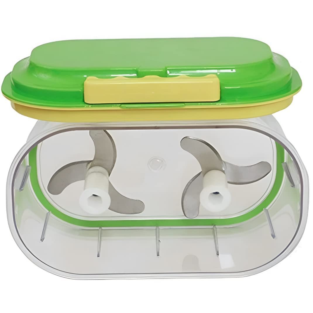 Twin Chopper ? Multi-Purpose Vegetable and Fruit Chopper for Quick and Efficient Food Preparation


