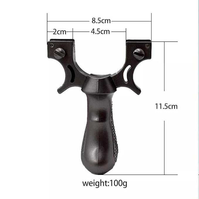 Laser Slingshot for Hunting & Target Practice ? High-Power Stainless Steel Catapult with Laser Sight, Adjustable Bands & Non-Slip Grip