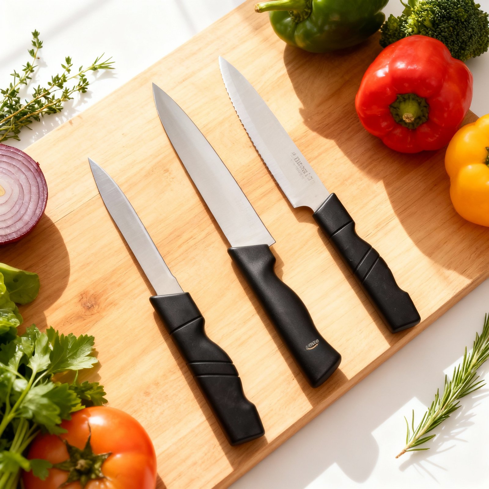 ABC Knife 1 Piece, Stainless Steel Kitchen Knife for Cutting, Chopping, Slicing, Durable Sharp Blade for Home and Professional Use