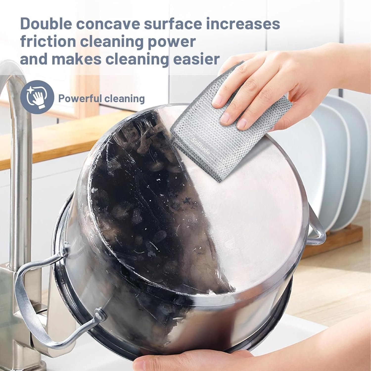 Steel Wire Dish Cloth 25-Pack – Heavy-Duty Scrubbing Cloths for Tough Cleaning, Rust-Resistant Metal Mesh Scrubbers for Pots, Pans, Dishes & Kitchen Use