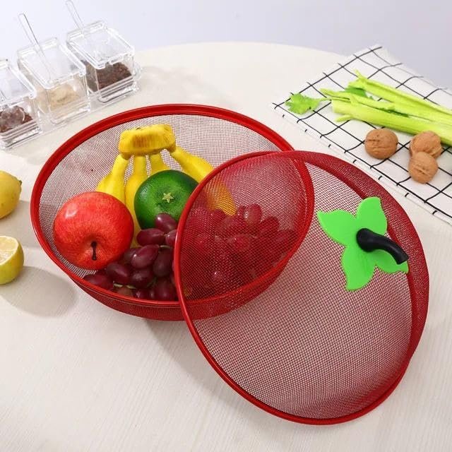 Fruit Basket for Kitchen Counter – Large Capacity Fruits & Vegetables Storage Basket, Durable Metal Wire Bowl, Rust-Resistant Organizer for Countertop, Pantry & Dining Table