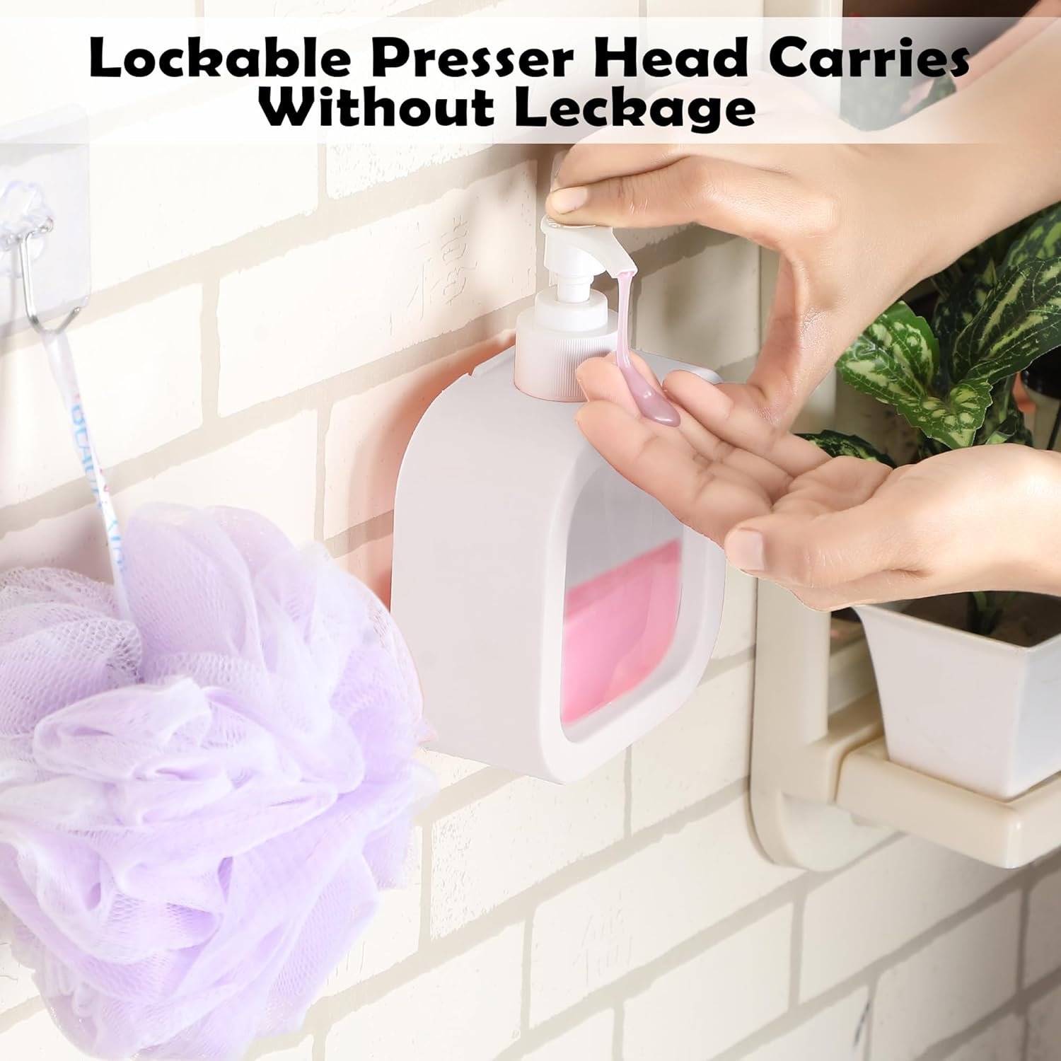 Handwash Dispenser Bottle Soap Dispenser Liquid Soap Dispenser for Wash Basin Hand Wash Bottle for Home Dispenser for Bathroom Pump Bottle Dispenser Liquid Handwash Dispenser(White,Pack of 2)